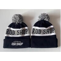 Castlemaine Rod Shop Beanie - Black & White