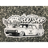 Castlemaine Rod Shop - WAR-BIRD XP Falcon Burnout Car Black & White